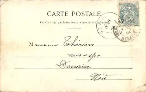 Ak Béziers Hérault, Interieur des Arenes