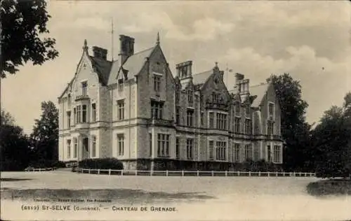 Ak St-Selve Gironde, Chateau de Grenade