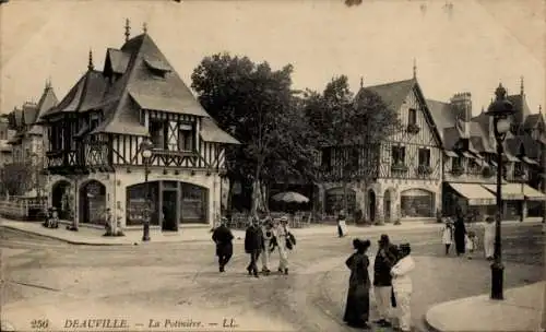 Ak Deauville Calvados, La Potiniere