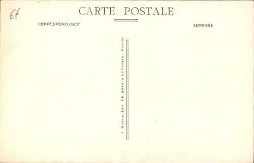 Ak Saint Aubin sur Mer Calvados, Carrefour des Tennis, Calvaire