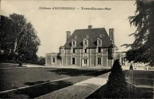 Ak Trouville sur Mer Calvados, Chateau d'Aguesseau