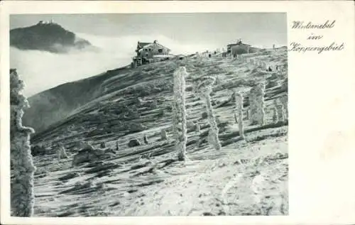 Ak Karpacz Krummhübel Riesengebirge Schlesien, Prinz-Heinrich-Baude, Schneekoppe