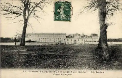 Ak Les Loges Yvelines, Maison d'Education de la Legion d'Honneur, Entree Principale