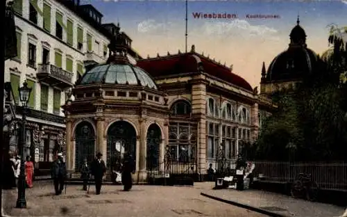 Ak Wiesbaden in Hessen, Kochbrunnen