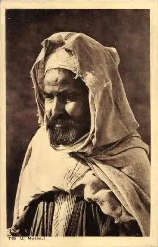 Ak Maghreb, Marabout, arabischer Mann