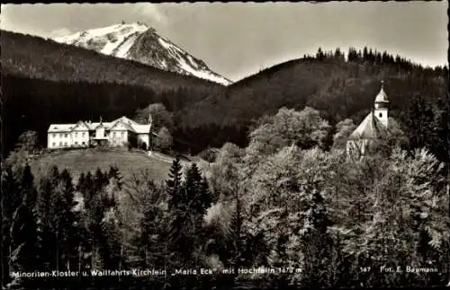 Ak Siegsdorf in Oberbayern, Kloster Maria Eck, Hochfelln