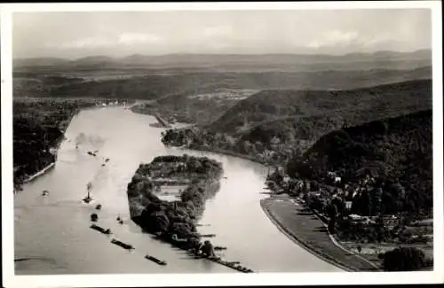 Ak Nonnenwerth Remagen am Rhein, Blick vom Drachenfels, Rolandsbogen