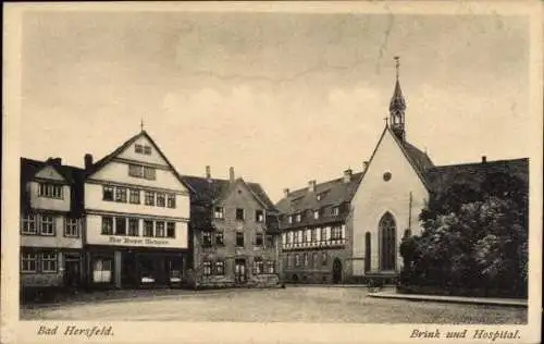 Ak Bad Hersfeld Hessen, Brink und Hospital