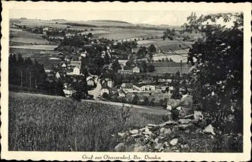 Ak Obercarsdorf Schmiedeberg Dippoldiswalde Erzgebirge, Totalansicht