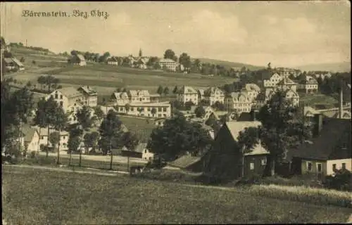 Ak Bärenstein im Erzgebirge, Gesamtansicht