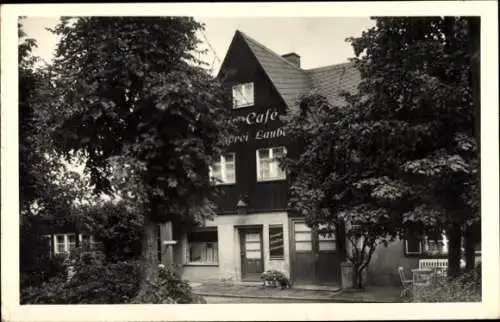 Ak Oberbärenburg Altenberg im Erzgebirge, Kur-Café Konditorei Laubert