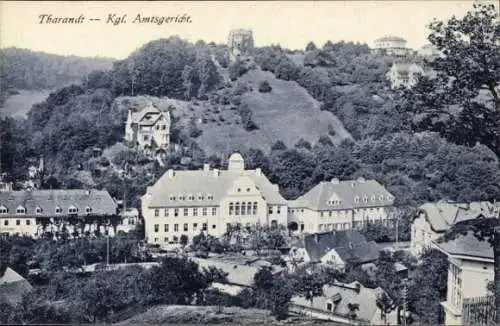 Ak Tharandt im Erzgebirge, Königliches Amtsgericht