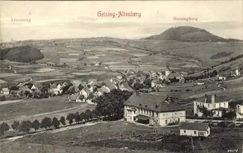 Ak Geising Altenberg im Erzgebirge, Totalansicht, Altenberg, Geisingberg