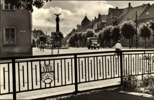 Ak Doberlug Kirchhain in Brandenburg, Marktplatz