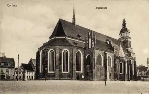 Ak Cottbus in der Niederlausitz, Oberkirche