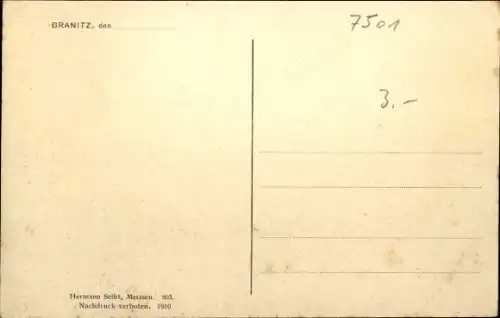 Ak Branitz Cottbus in der Niederlausitz, Teilansicht