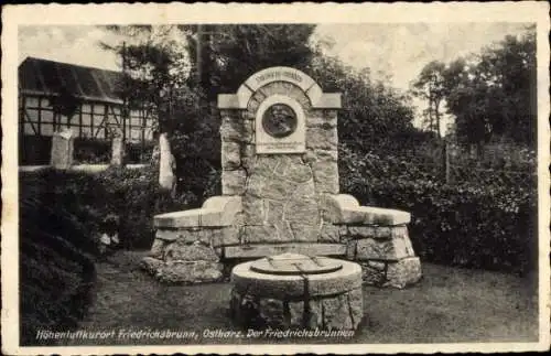 Ak Friedrichsbrunn Thale im Harz, Friedrichsbrunnen