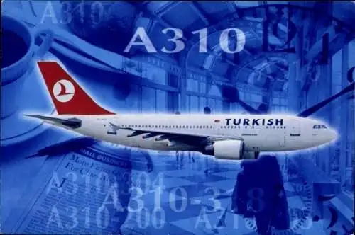 Ak Passagierflugzeug, Turkish Airlines, A310