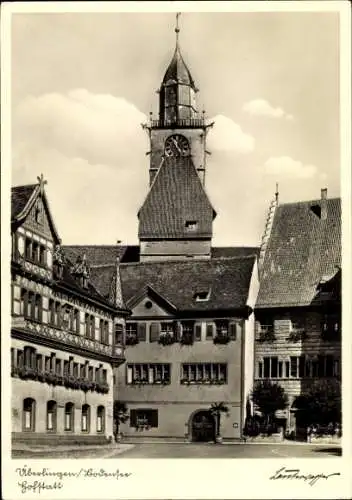 Ak Überlingen am Bodensee, Hofstatt