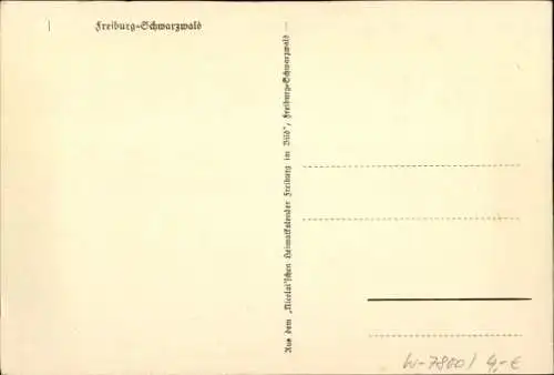 Ak Freiburg im Breisgau, Kirche, Brunnen, Gasthof zum Bären, Fachwerkhaus