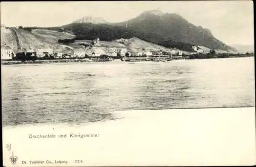 Ak Königswinter am Rhein, Drachenfels