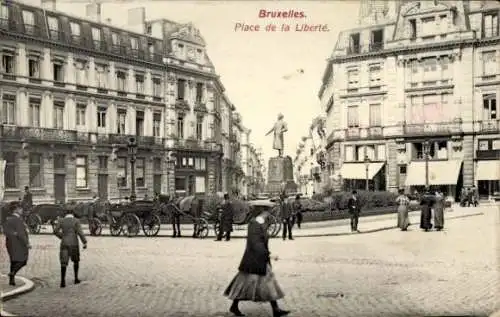 Ak Brüssel Brüssel, Place de la Liberté