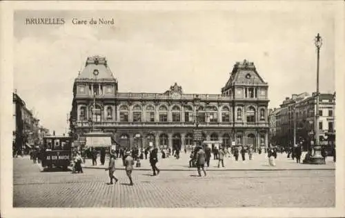 Ak Brüssel Brüssel, Gare du Nord