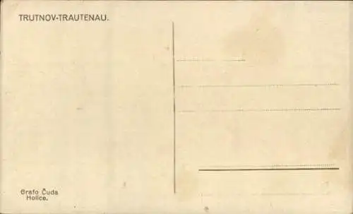 Ak Trutnov Trautenau Riesengebirge Region Königgrätz, Gebäude