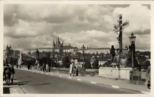 Ak Praha Prag Tschechien, Burg Hradschin