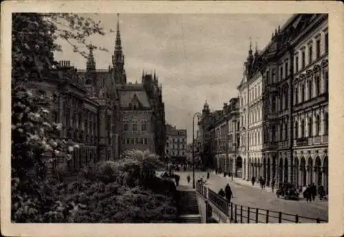 Ak Liberec Reichenberg in Böhmen, Rathaus