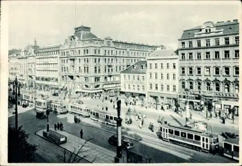 Ak Praha Prag Tschechien, Wenzelsplatz