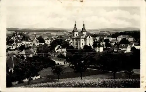 Ak Žamberk Senftenberg in Böhmen Reg. Pardubice, Panorama