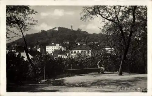 Ak Brno Brünn Südmähren, Gesamtansicht, Spielberg