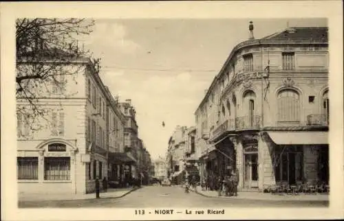 Ak Niort Deux Sèvres, Rue Ricard