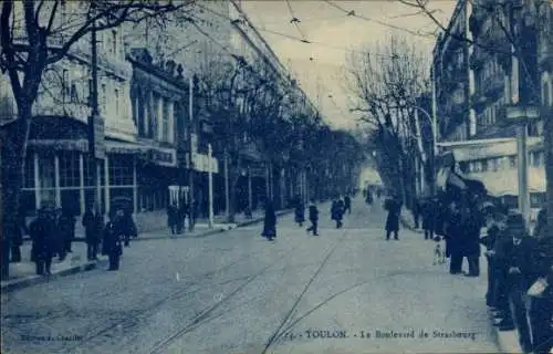 Ak Toulon Var, Boulevard de Straßburg