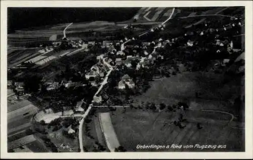 Ak Überlingen am Ried Singen am Hohentwiel, Fliegeraufnahme