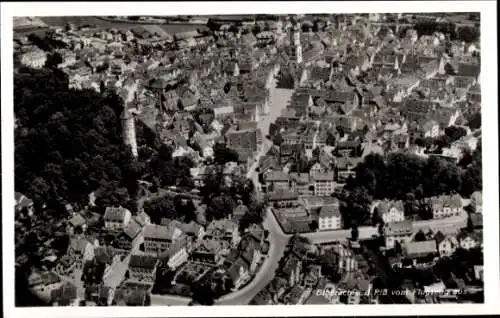 Ak Biberach an der Riß in Oberschwaben, Fliegeraufnahme