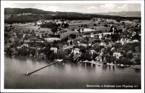 Ak Gaienhofen am Bodensee, Fliegeraufnahme