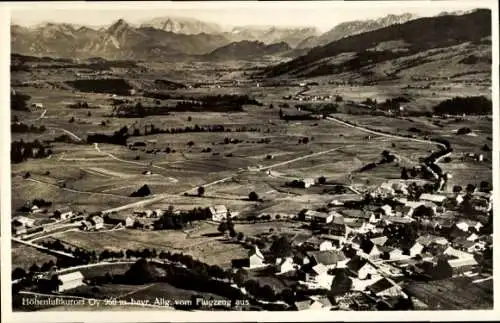 Ak Oy Mittelberg im Allgäu, Fliegeraufnahme