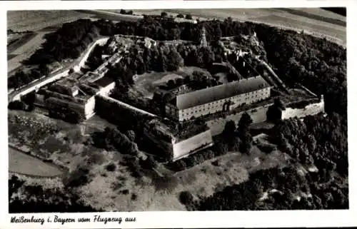 Ak Weißenburg in Mittelfranken Bayern, Fliegeraufnahme