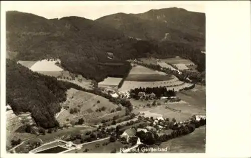 Ak Oberglottertal Glottertal im Schwarzwald, Fliegeraufnahme, Glotterbad