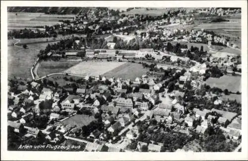 Ak Arlen Rielasingen-Worblingen in Baden, Fliegeraufnahme