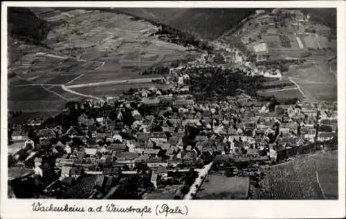 Ak Wachenheim an der Weinstraße Pfalz, Fliegeraufnahme