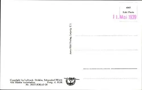 Ak Unterpörlitz Ilmenau in Thüringen, Fliegeraufnahme