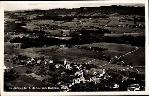 Ak Hergensweiler im Allgäu, Fliegeraufnahme