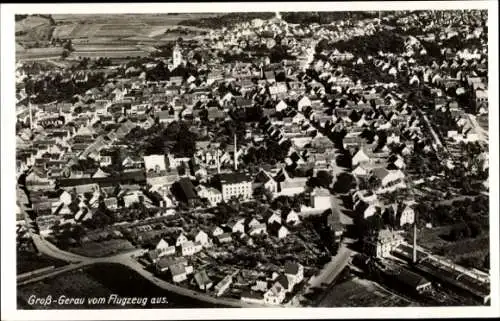 Ak Groß Gerau in Hessen, Luftbild