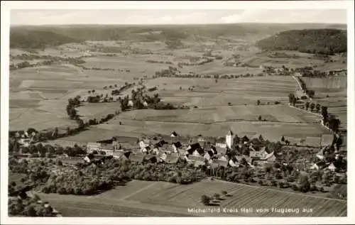 Ak Michelfeld im Kreis Schwäbisch Hall, Fliegeraufnahme