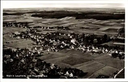 Ak Wain in Württemberg, Fliegeraufnahme