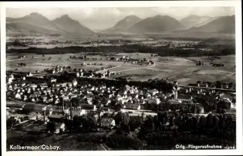 Ak Kolbermoor in Oberbayern, Fliegeraufnahme