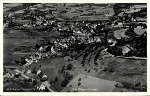 Ak Olsbrücken in der Pfalz, Fliegeraufnahme